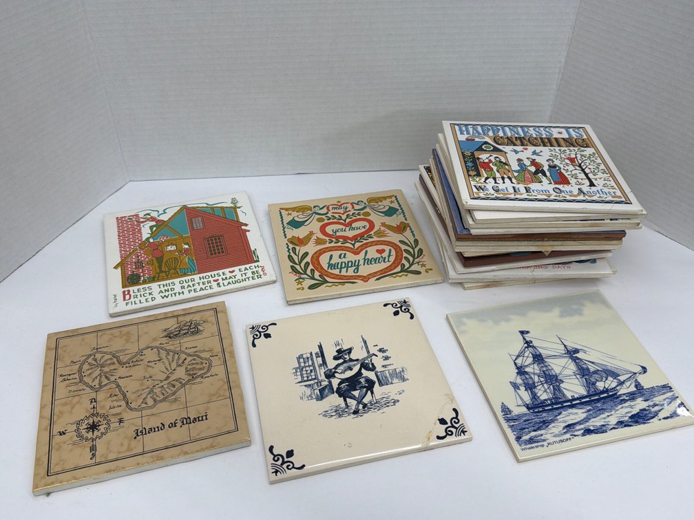 Assorted Decorative Tiles