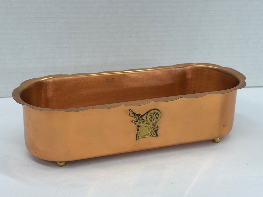 Copper Craft & Guild Footed Dish