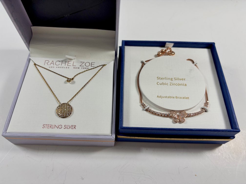 Rachel Zoe Sterling Silver Necklaces and Bracelet