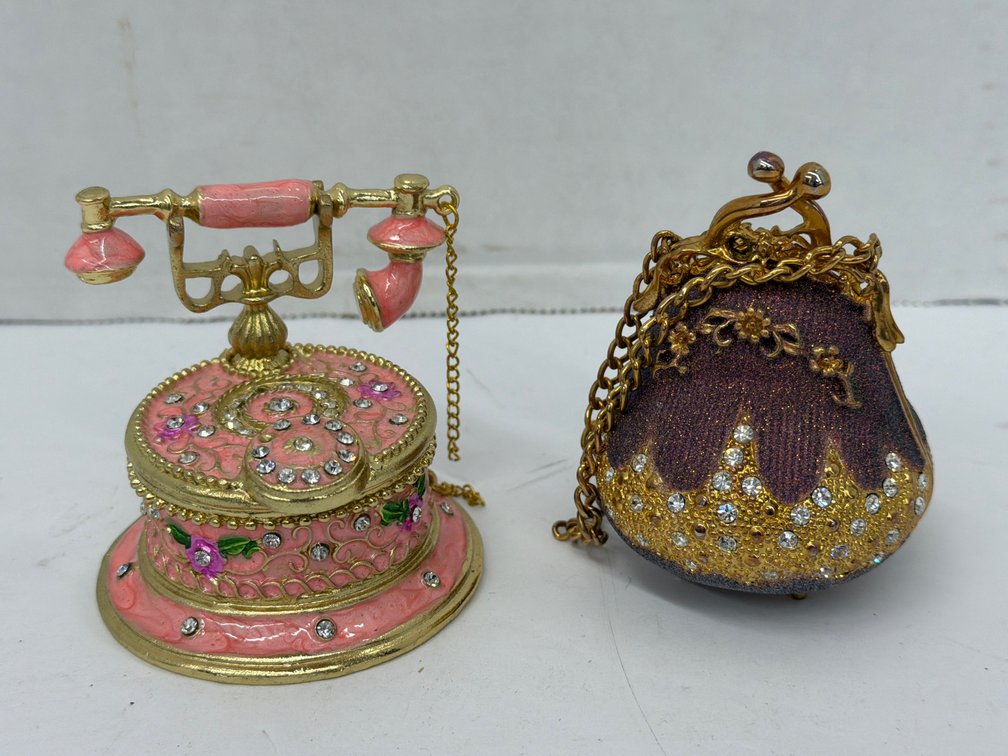 Enameled Trinket Boxes