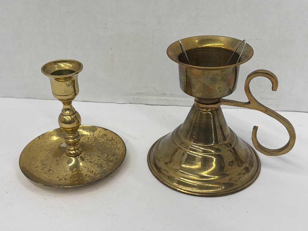 Brass Candlestick Holders