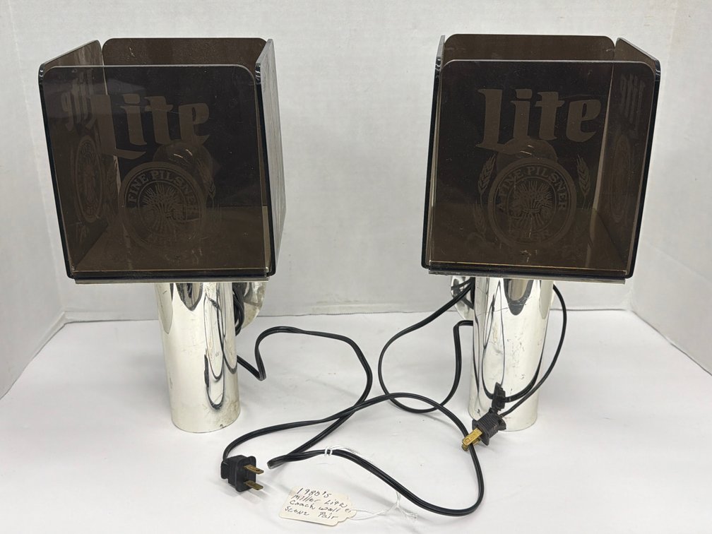 Pair of Miller Lite Wall Sconces