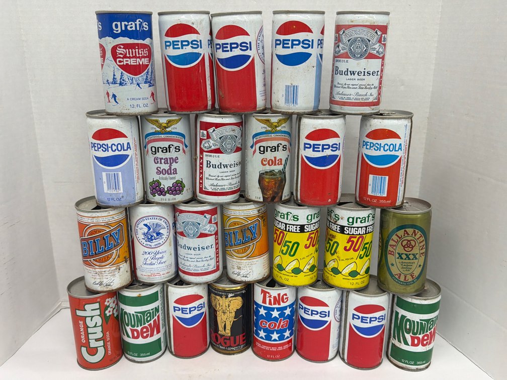 Vintage Pop & Beer Can Collection