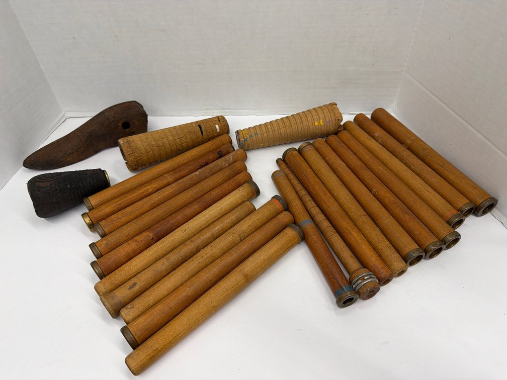 Wood Spools Quills & Related