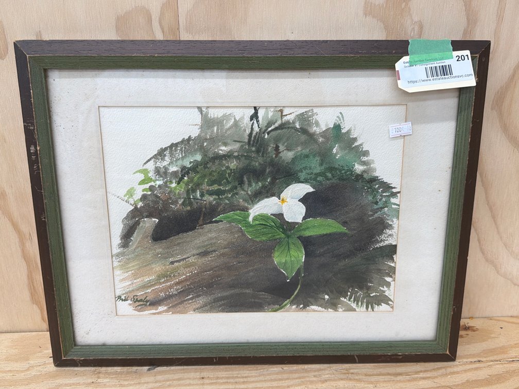 Artist Signed Original Watercolor
