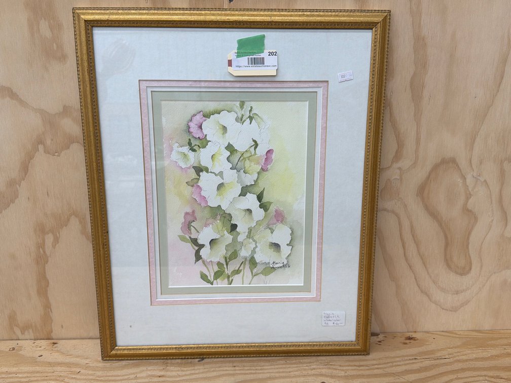 Marie Swetlik Framed Watercolor