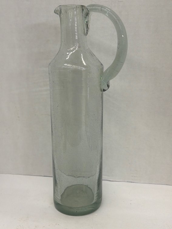 15.5” Handblown Glass Pitcher