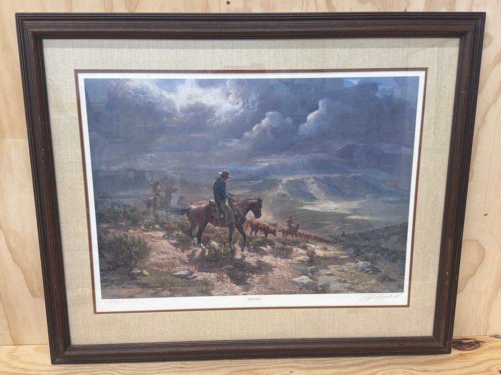 Olaf Wieghorst Limited Numbered Print