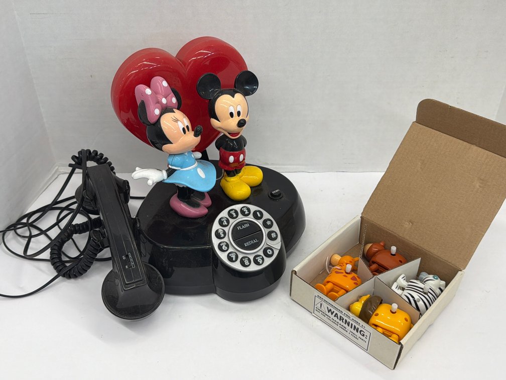 Mickey Mouse Phone & Wind Up Toys