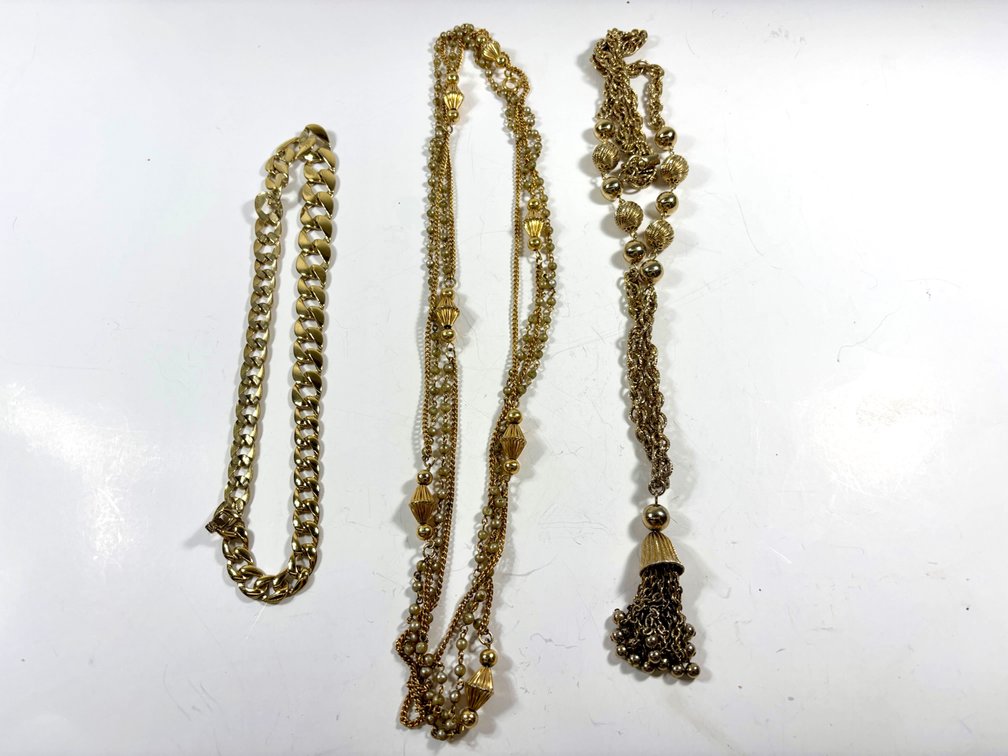 Vintage Gold Tone Necklaces