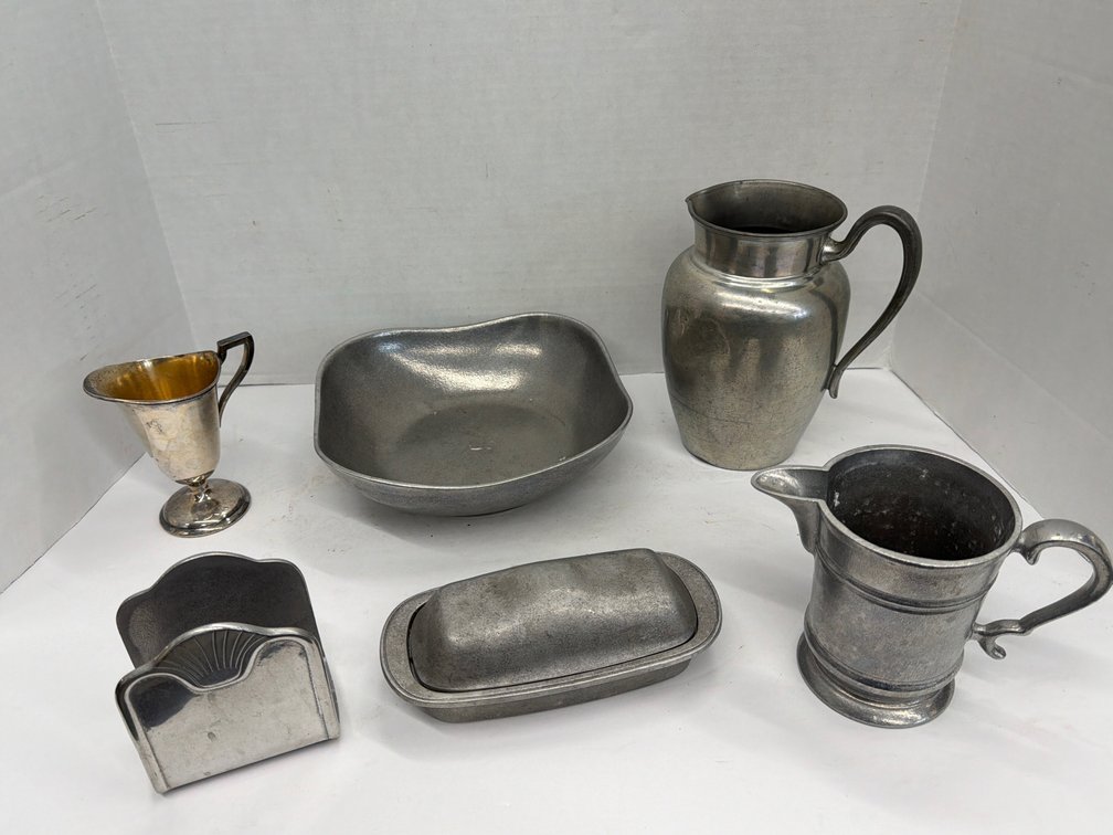 Pewter & Silver Tone Kitchen Collections