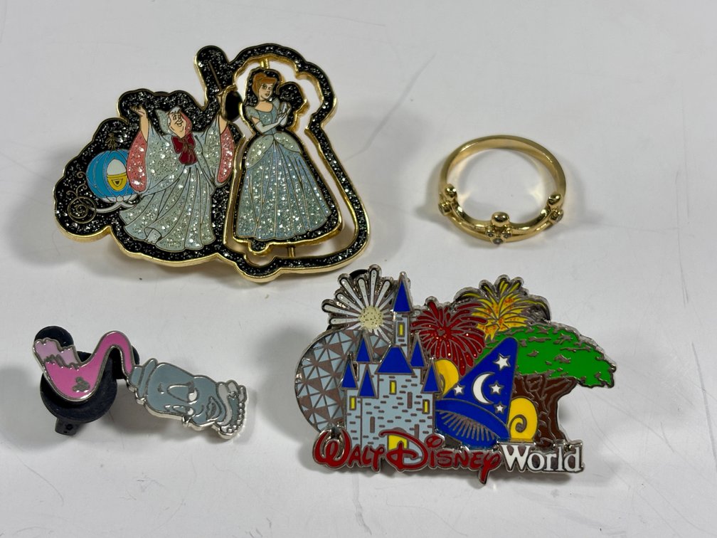 Disney Pins and Ring