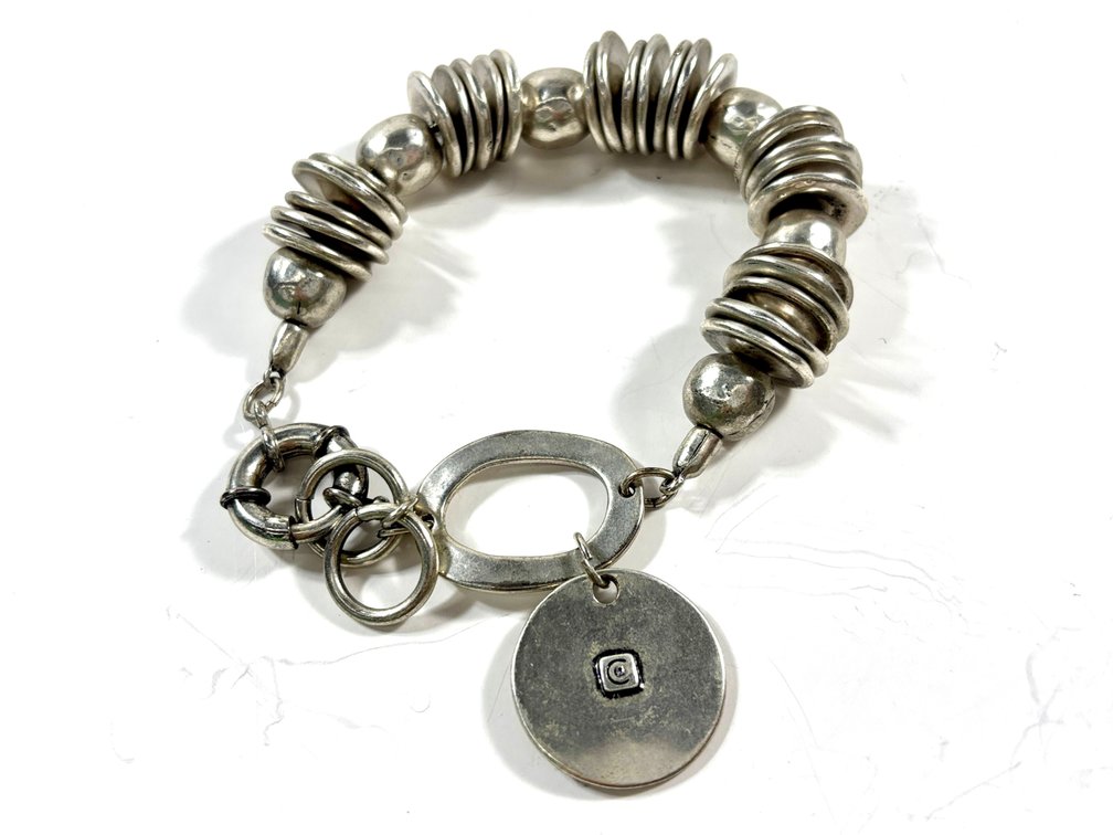 Silver Bracelet with Hallmark Tag