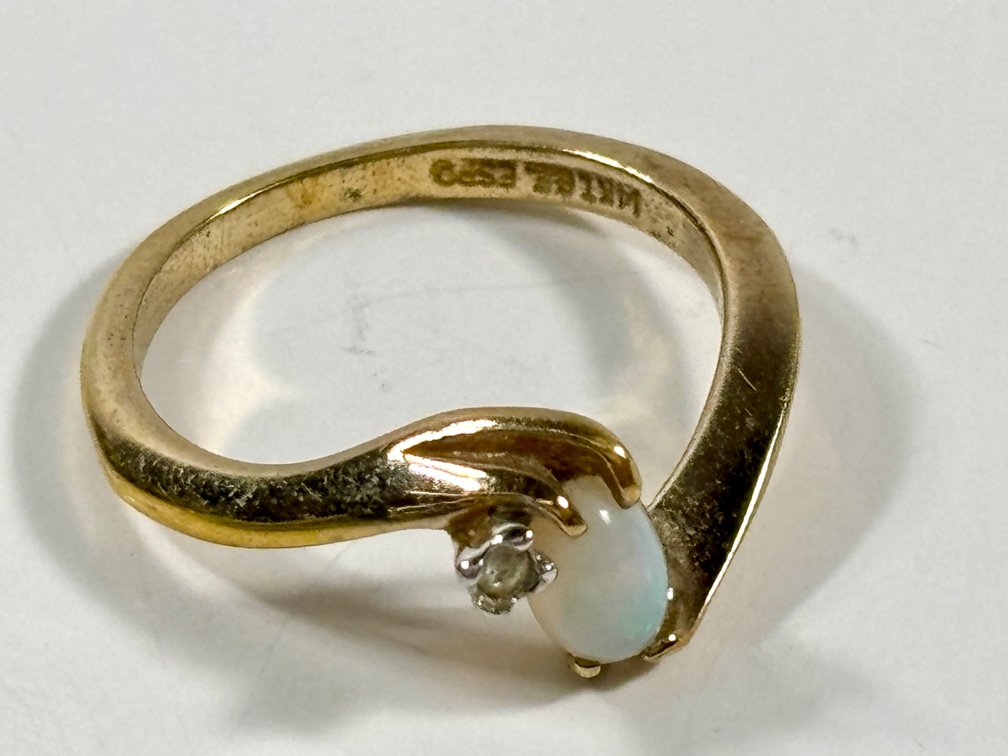 14k Gold Filled Opal Ring
