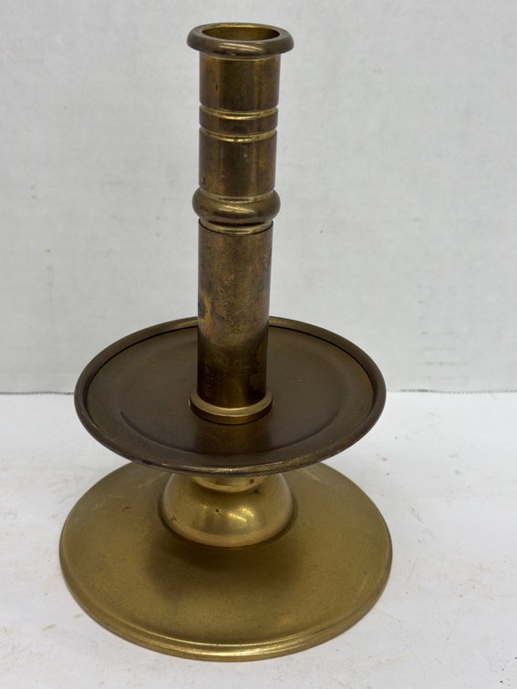 Heavy Brass Candlestick Holder