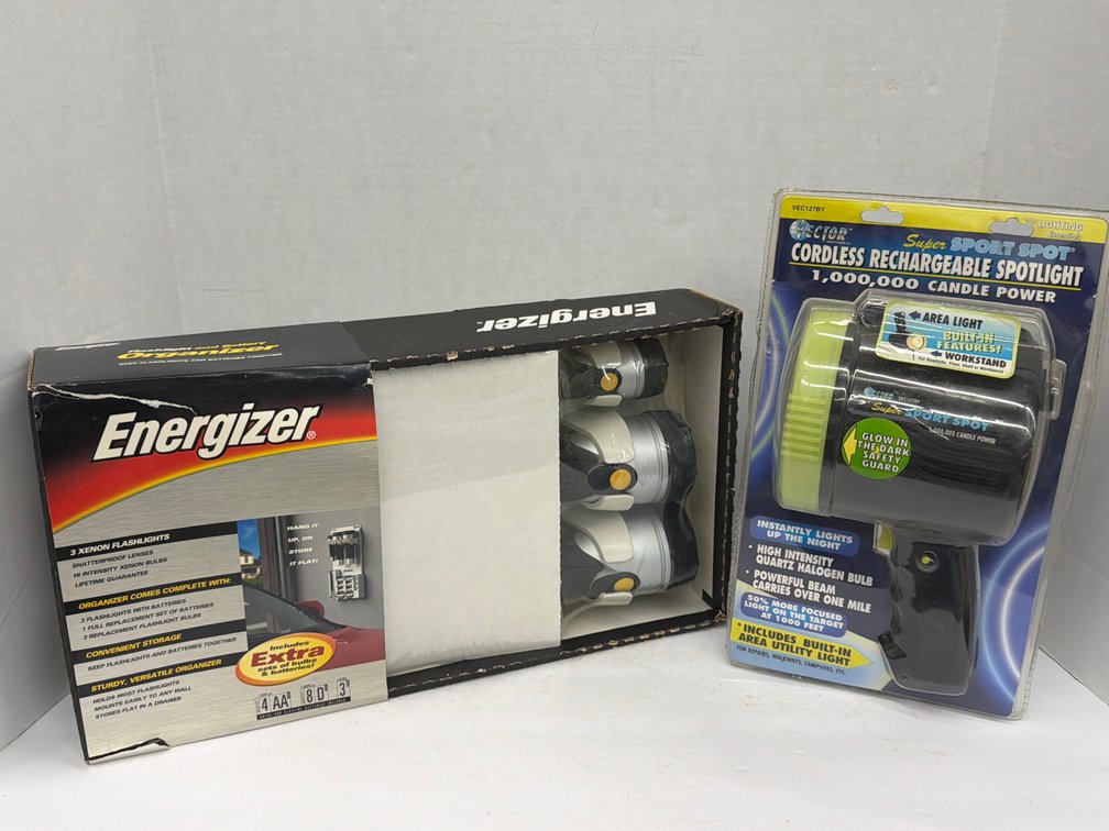 Energizer Flashlights & Cordless Rechargeable Spotlight