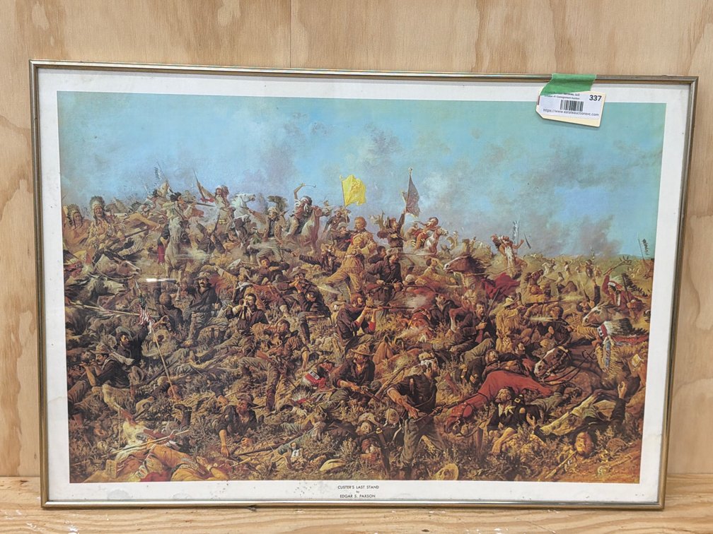Custer’s Last Stand Framed Print