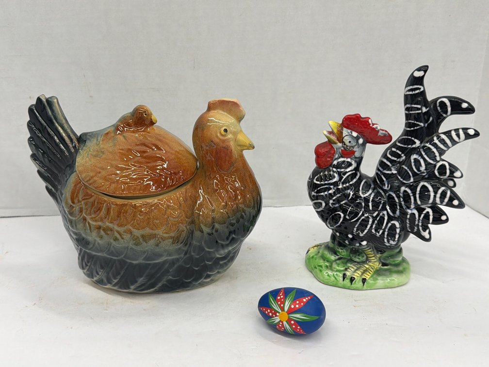 Rooster Cookie Jar & Decorator