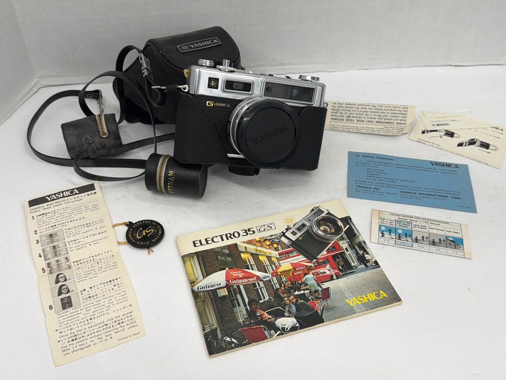 Yashica Electro 35 Film Camera & Manuals