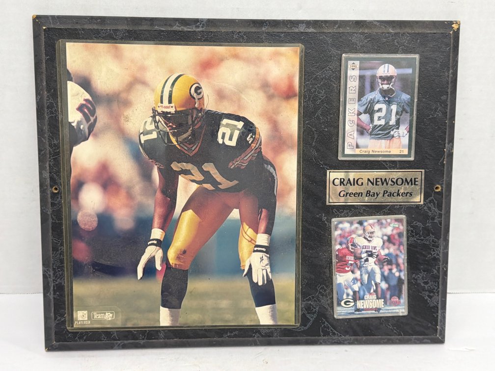 Craig Newsome Packers Plaque