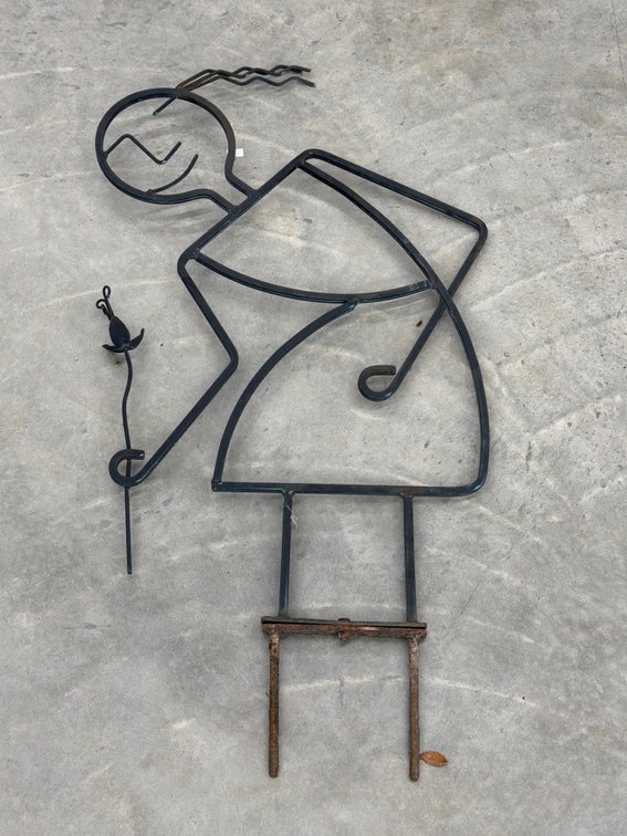 Metal Yard Art Decorator