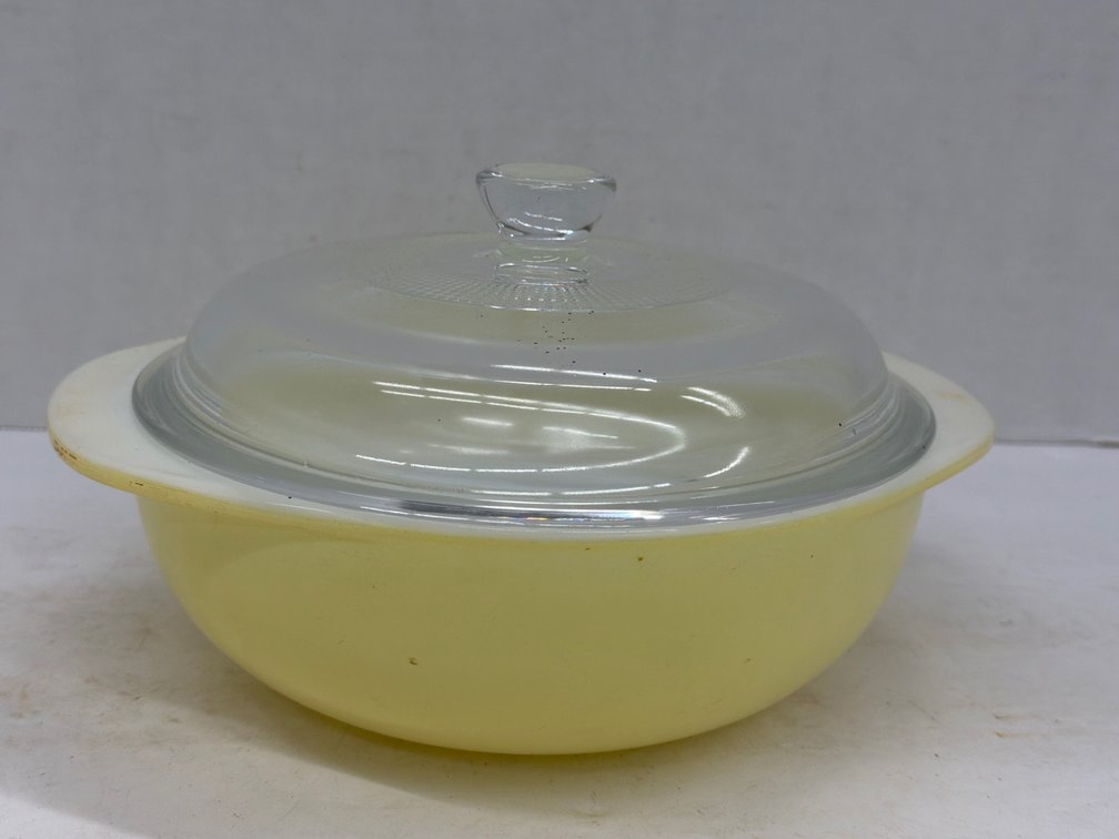 Pyrex Yellow Dish