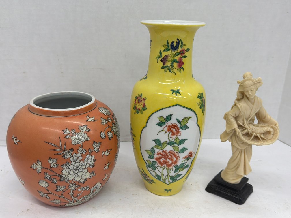 Oriental Vases & Resin Decorator