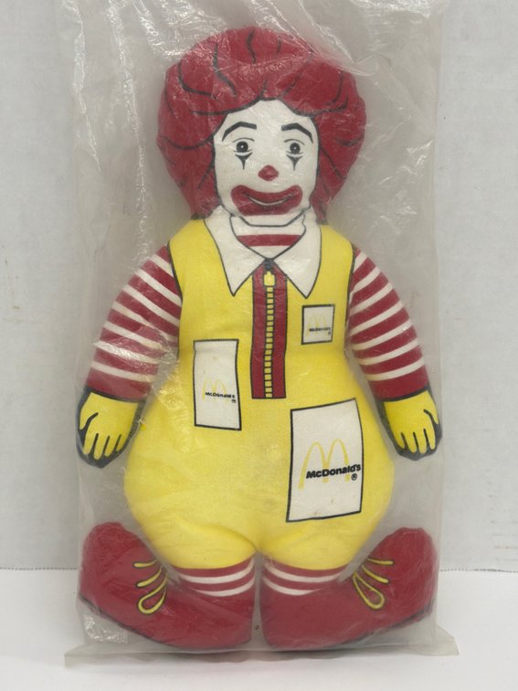 Ronald McDonald 12” Doll Plush