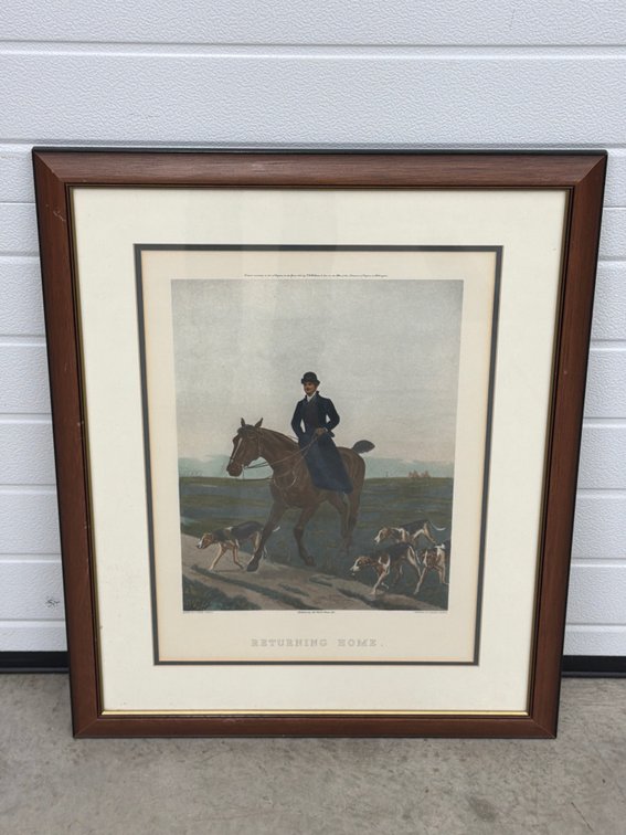 Returning Home Framed Print