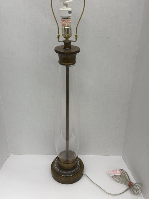 Large Glass Table Lamp