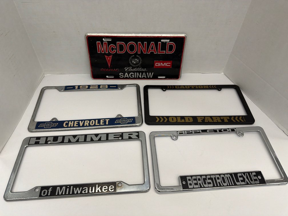 License Plate Frames & Dealer Plates