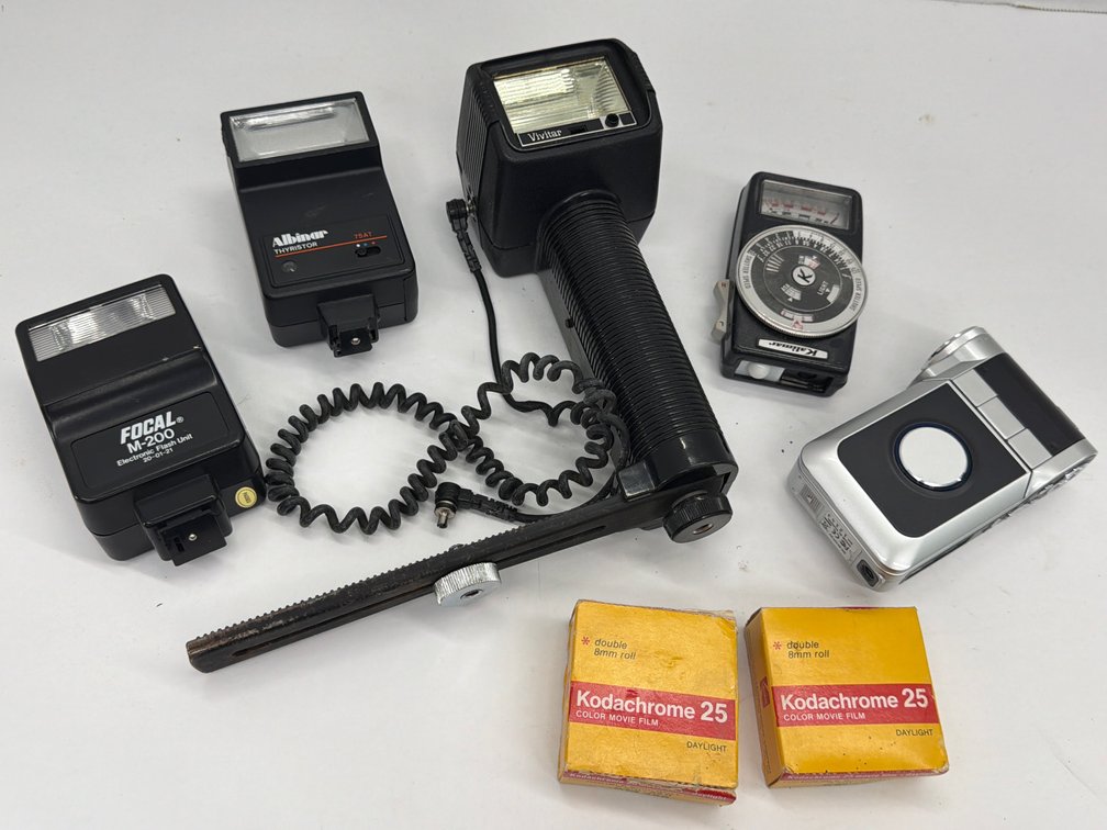 Photography Flash Units, Light Meter, & Related