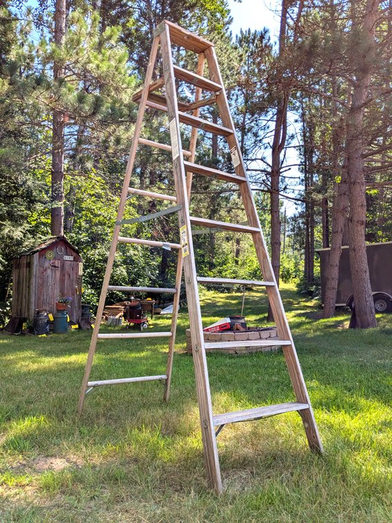 Werner 8ft step ladder in model W368