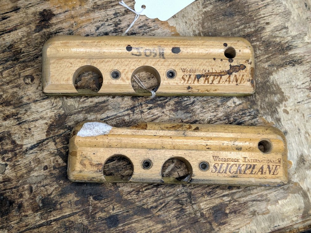 Pair of Slick Plane corner planes are 7" each.