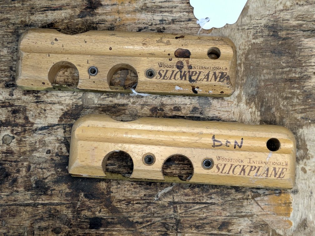 Pair of Slick Plane corner planes are 7" each.