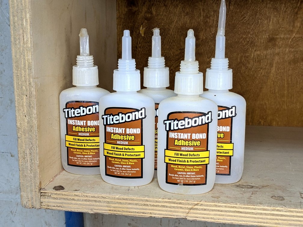 No shipping.  Full and partial bottles of Tite Bond instant setting glue.