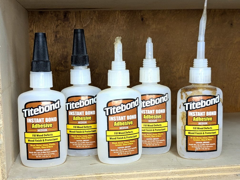 No shipping.  Full and partial bottles of Tite Bond instant setting glue.