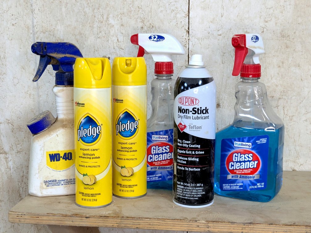 No shipping.  Full and partial containers of non stick spray, WD-40 and more.