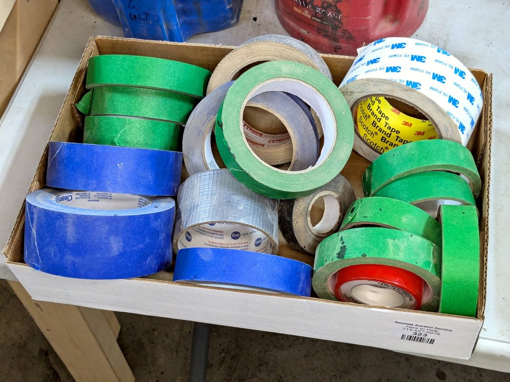3M and other tape.