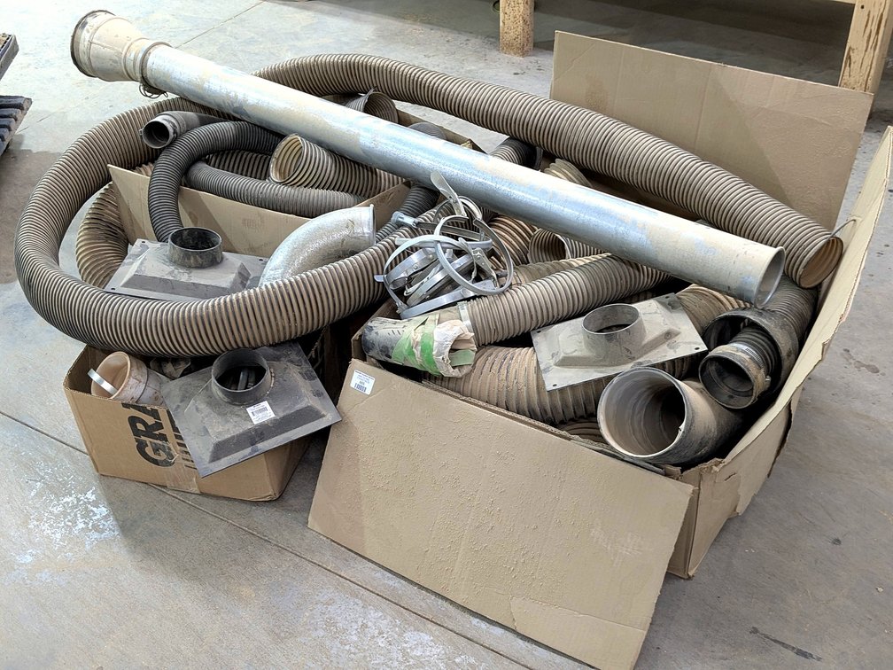 Dust collector parts and hoses up to 4".