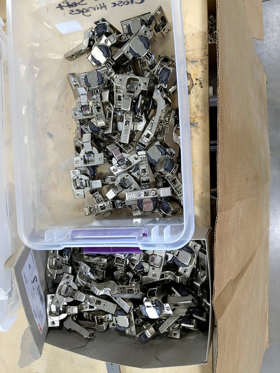 Blum soft close cabinet hinges.