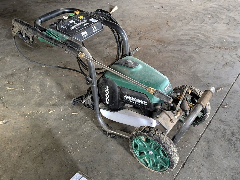 Master Force MFX 3000 electric pressure washer.
