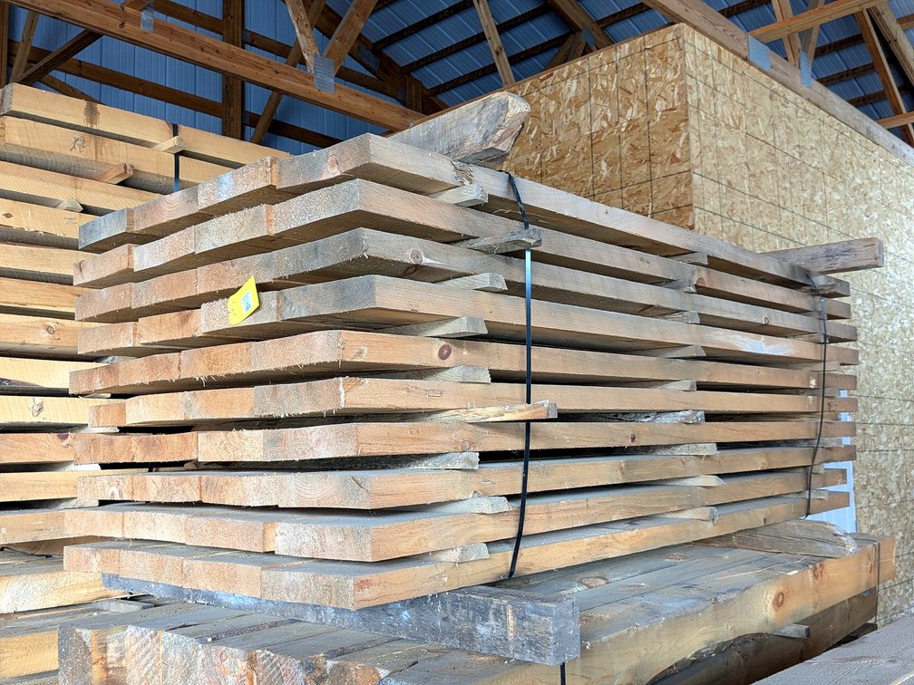 Bunk of 8/4 x 10 rough sawn pine, approx 98".