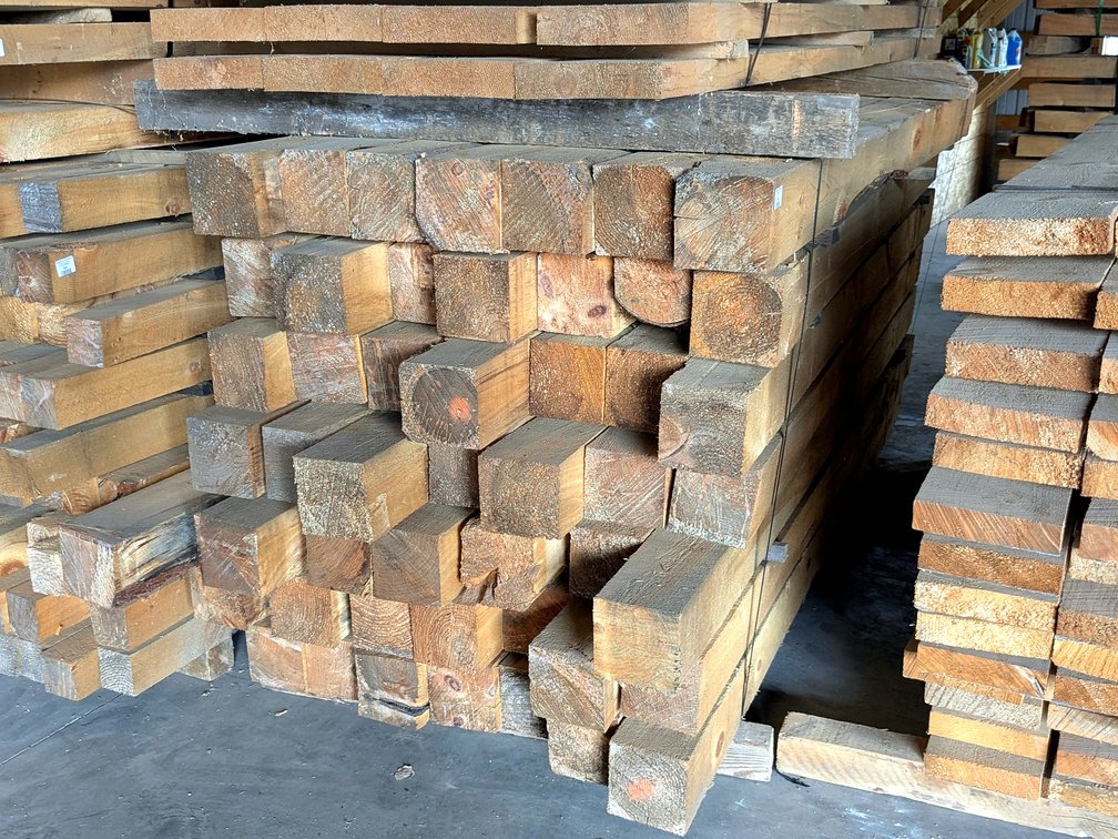 Bunk of 6x6 rough cut pine, approx 102".