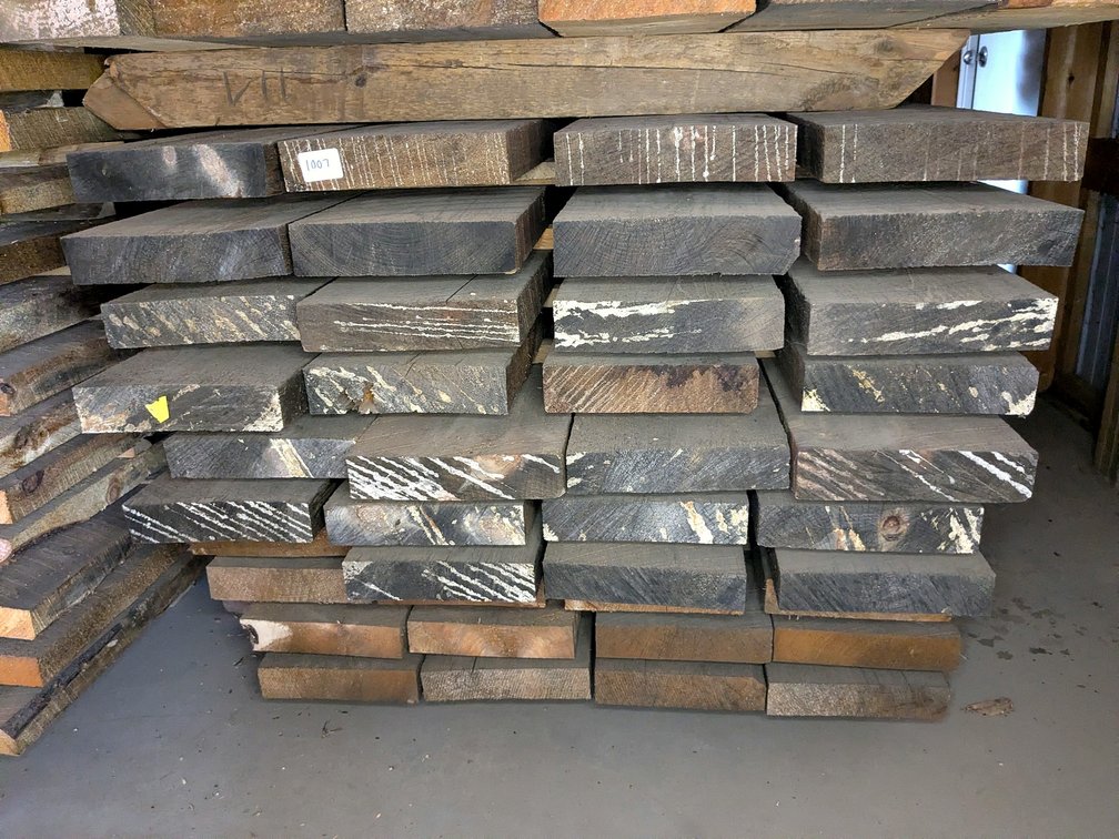 Bunk of rough sawn 10x2 beams up to 9'.
