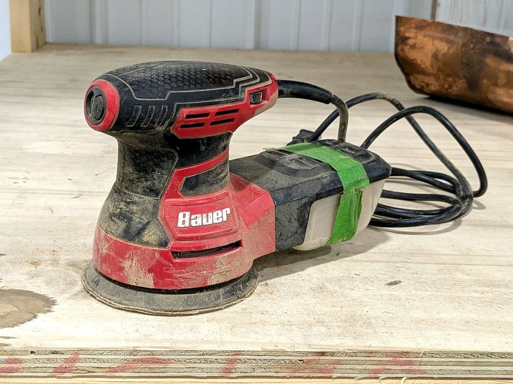 Bauer 5" palm sander.