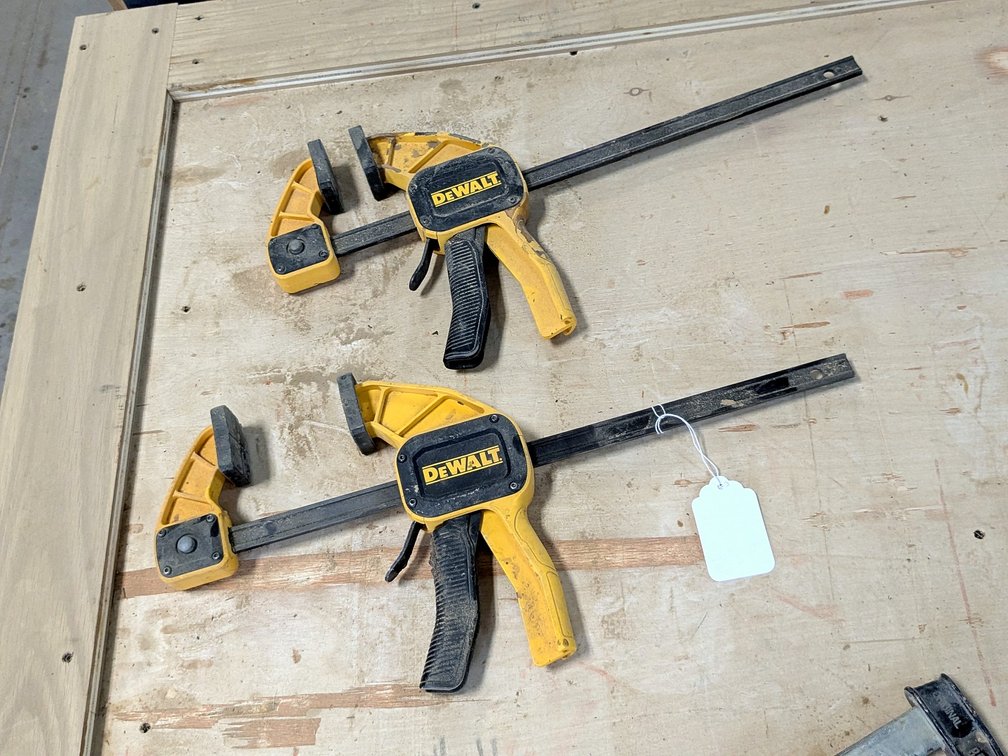 DeWalt bar clamps are 19" overall.