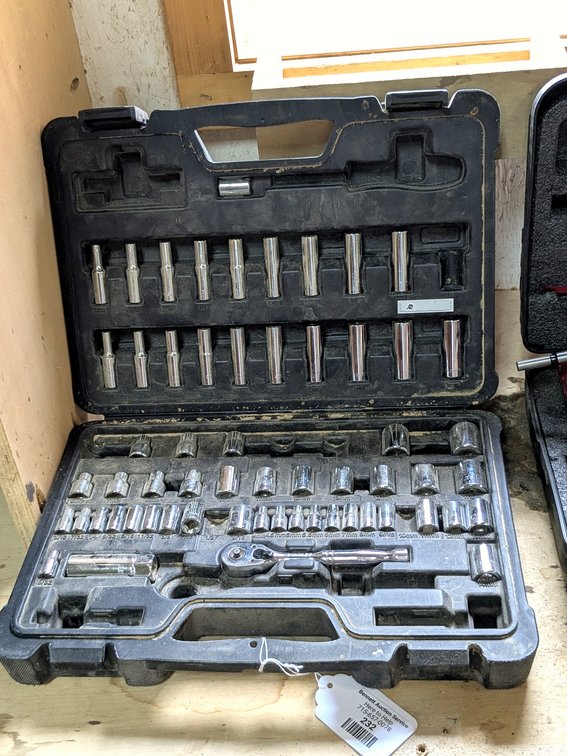 Stanley socket set up to 17mm and 11/16".