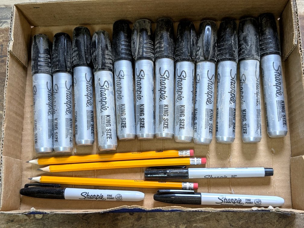 Sharpie markers and more.