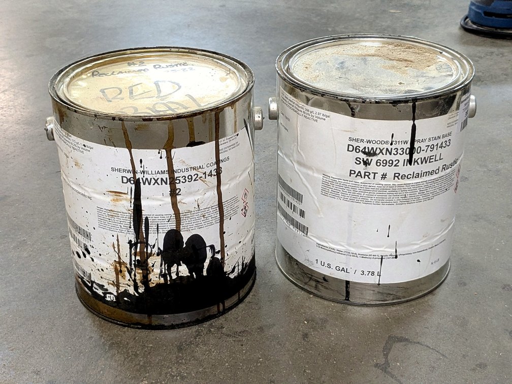 No shipping.  Sherwin Williams spray paint base and industrial coating.  Both gallons are about half